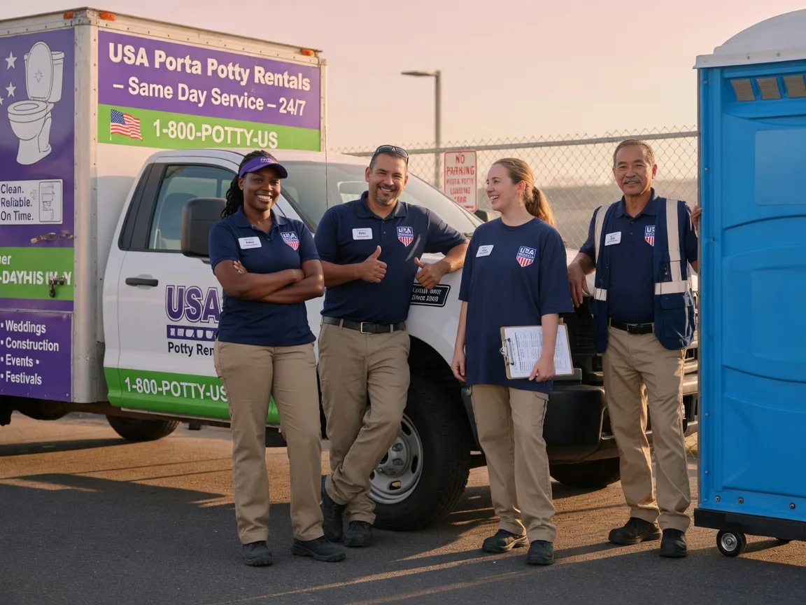 Porta Potty Rental company in Helmsburg, IN