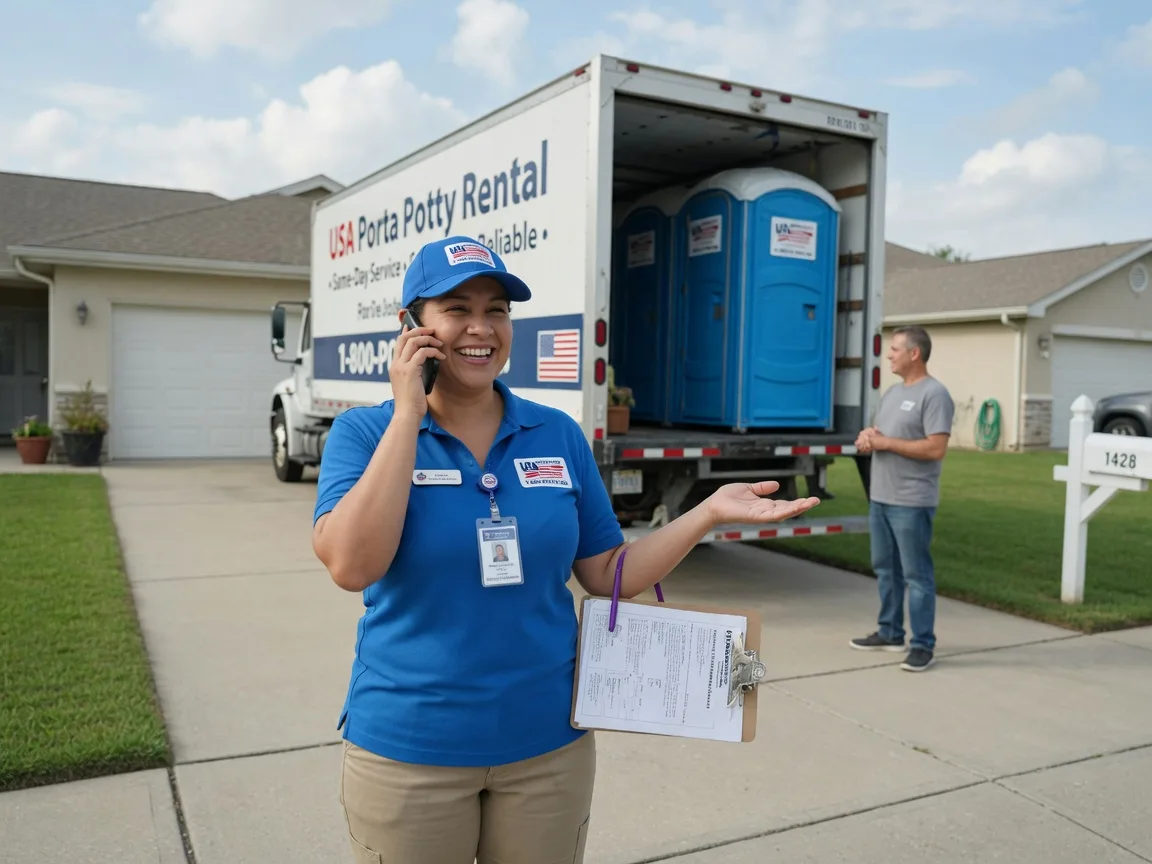 Portable Toilet Rental Helmsburg, IN FAQs